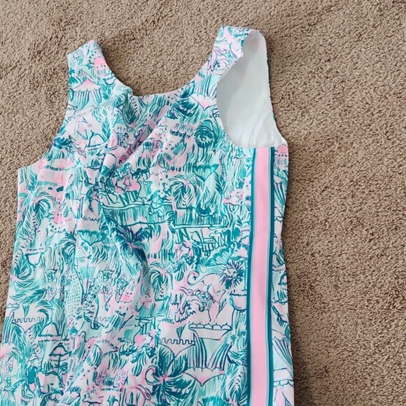 Lilly Pulitzer Mila Stretch Shift Dress, Agate Green, Size 16, NWT - Picture 6 of 12